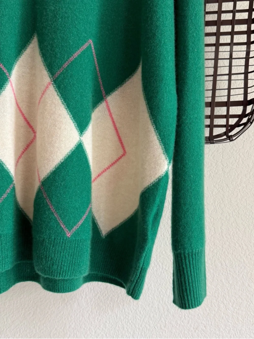 Free people Addie Argyle Cashmere Pullover